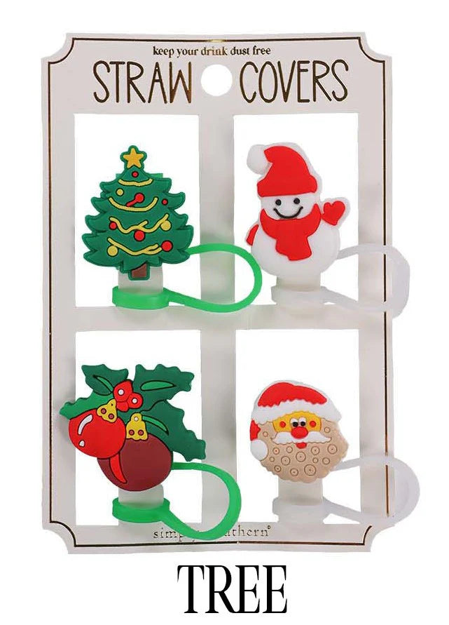 Simply Southern Holiday Straw Topper Set