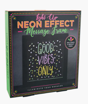 Neon Effect Message Frame