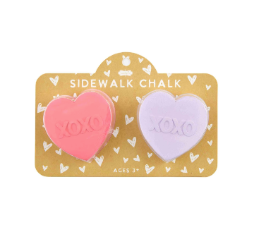 Heart Shaped Sidewalk Chalk