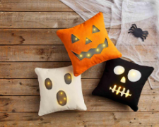 Light Up Halloween Pillows