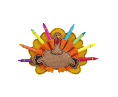 Felt Turkey Crayon Holder