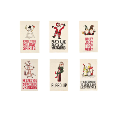 Christmas Drinking Towels