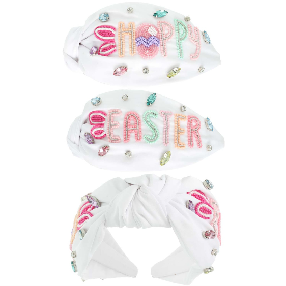 Hoppy Easter Beaded Headband