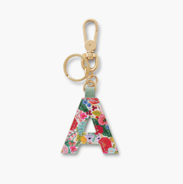 Rifle Paper Co Initial Keychain