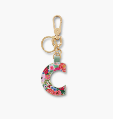 Rifle Paper Co Initial Keychain