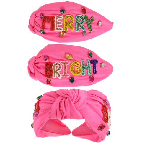 Merry & Bright Beaded Headband