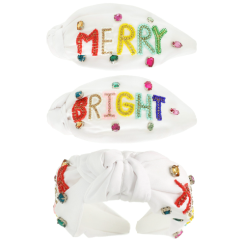 Merry & Bright Beaded Headband