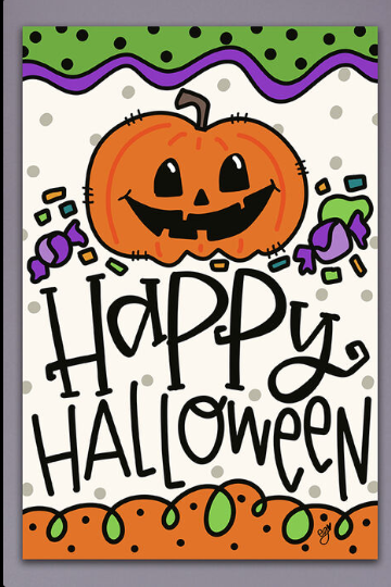 Happy Halloween Garden Flag