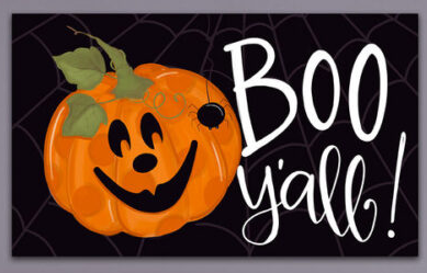 Boo Y'all Door Mat