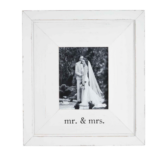 Mr. & Mrs. Large Wood Frame