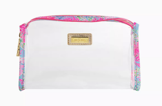 Lilly Pulitzer Clear Pencil Pouch