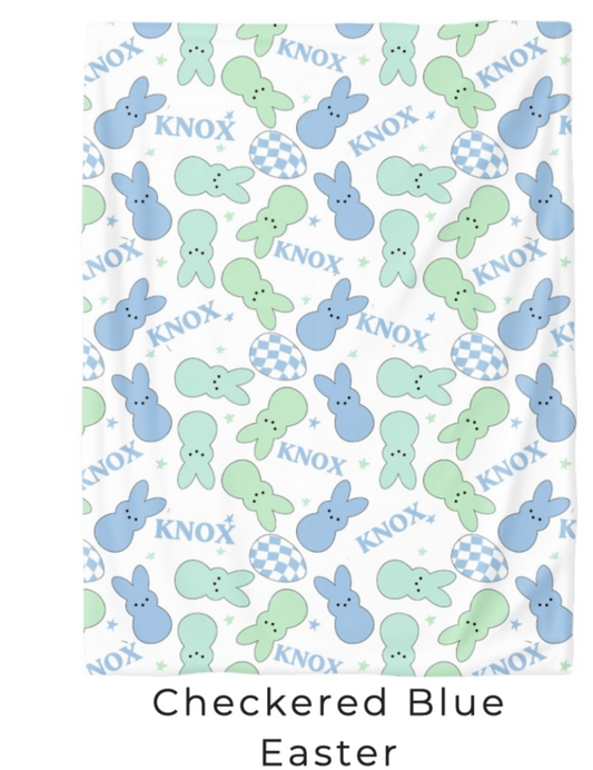 Personalized Bunny Blanket