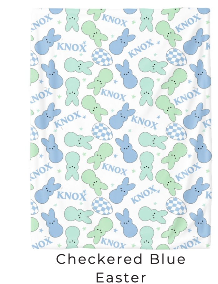Personalized Bunny Blanket