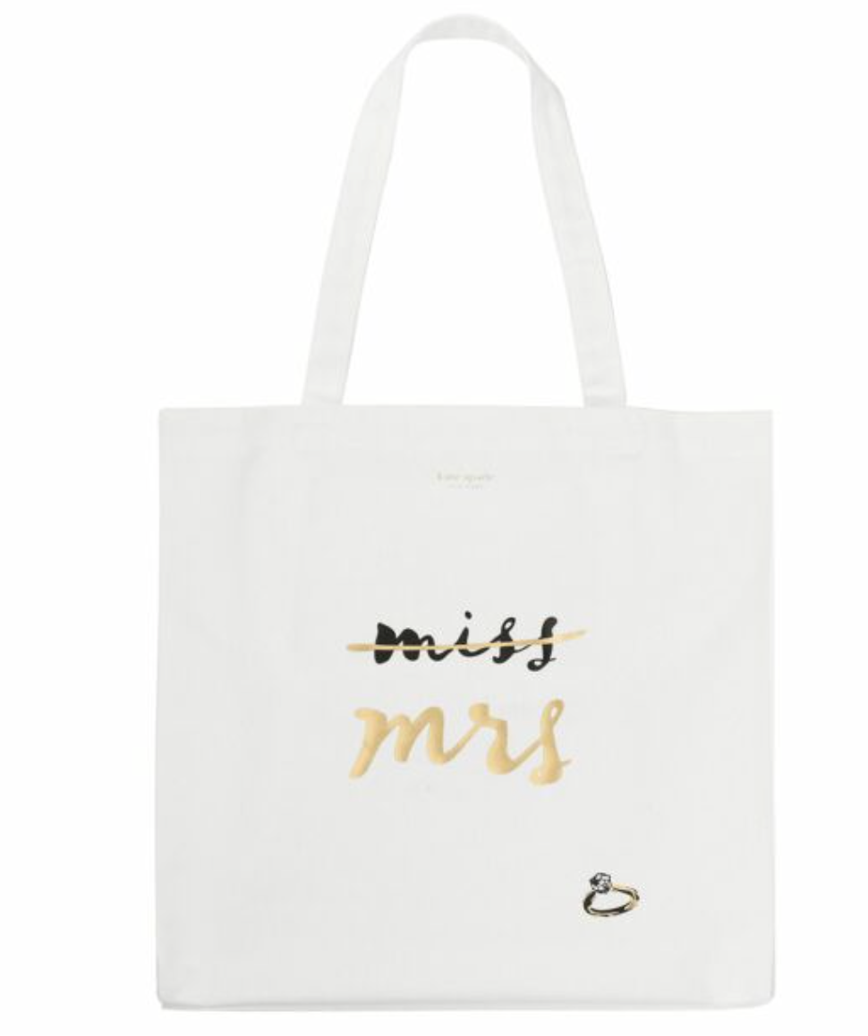 Kate Spade Canvas Book Tote - Ms. to Mrs.