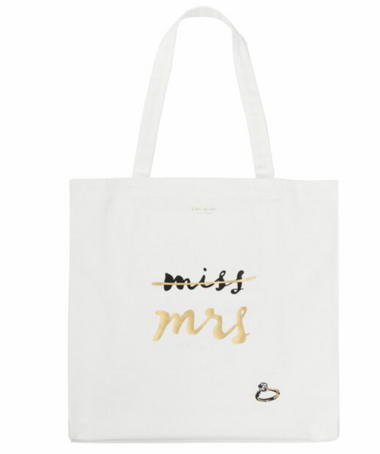 Kate Spade Canvas Book Tote - Ms. to Mrs.