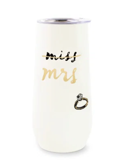 Kate Spade Miss to Mrs. Champagne Flute