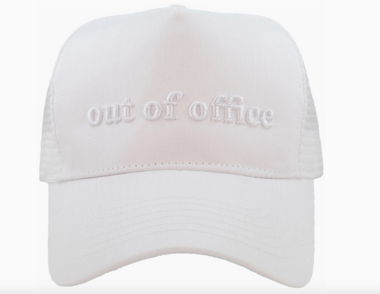 Out of Office 3D Embroidered Trucker Hat