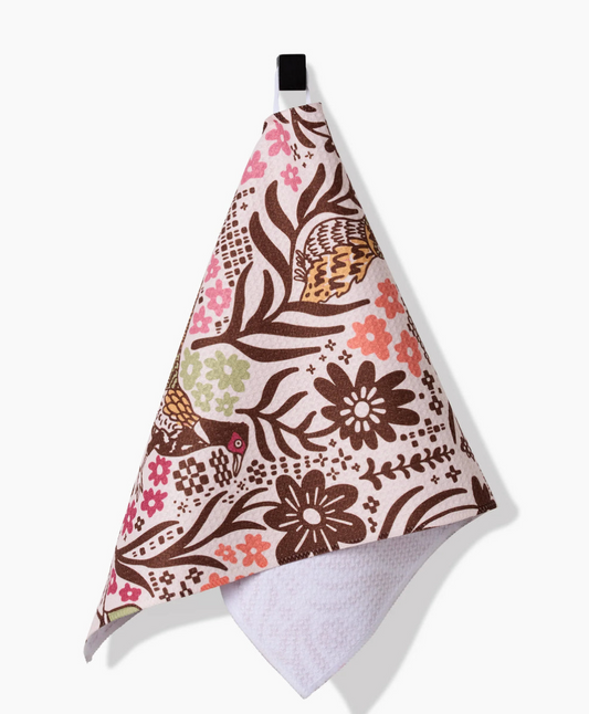 Fall Fowl Bar Towel by Geometry