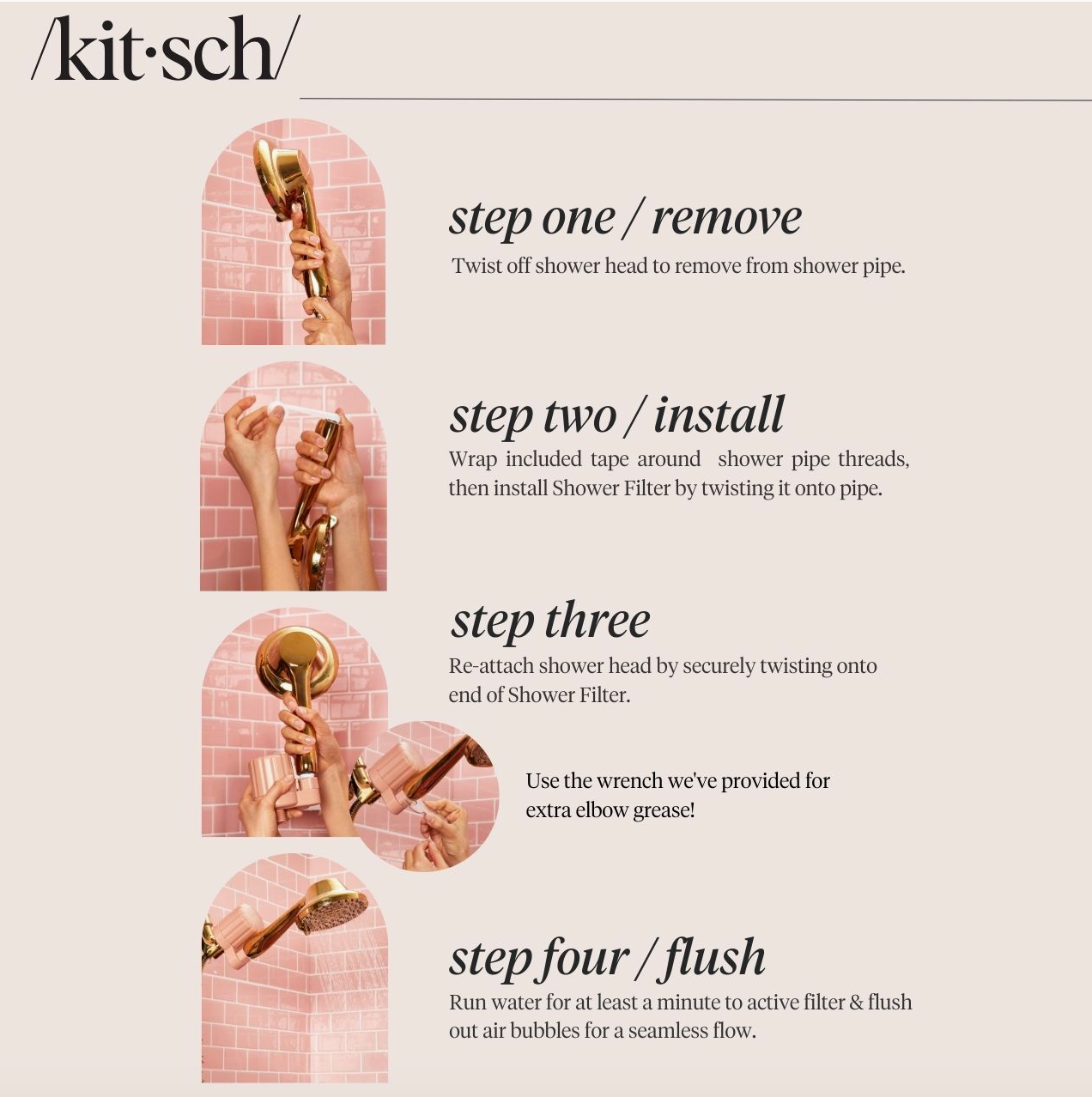 The Shower Filter by Kitsch