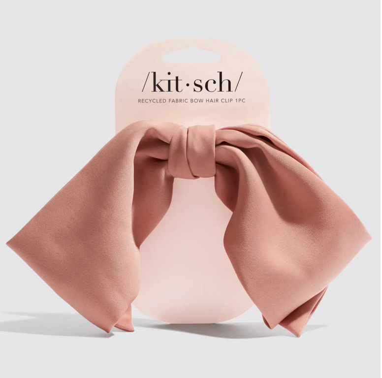 Fabric Bow Hairclip by Kitsch