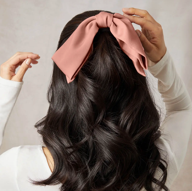 Fabric Bow Hairclip by Kitsch