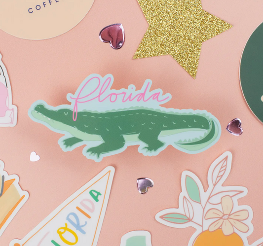 Florida Alligator Sticker