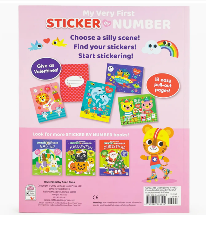 Valentine's Day: My First Sticker By Number Activity Book