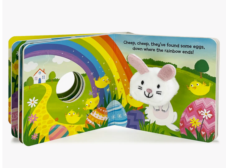 Hippity, Hoppity, Little Bunny Finger Puppet Board Book