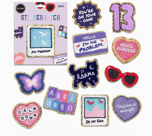 Chenille Sticker Patches - Midnight Vibes Assortment