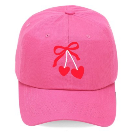 Cherry Hearts Cap