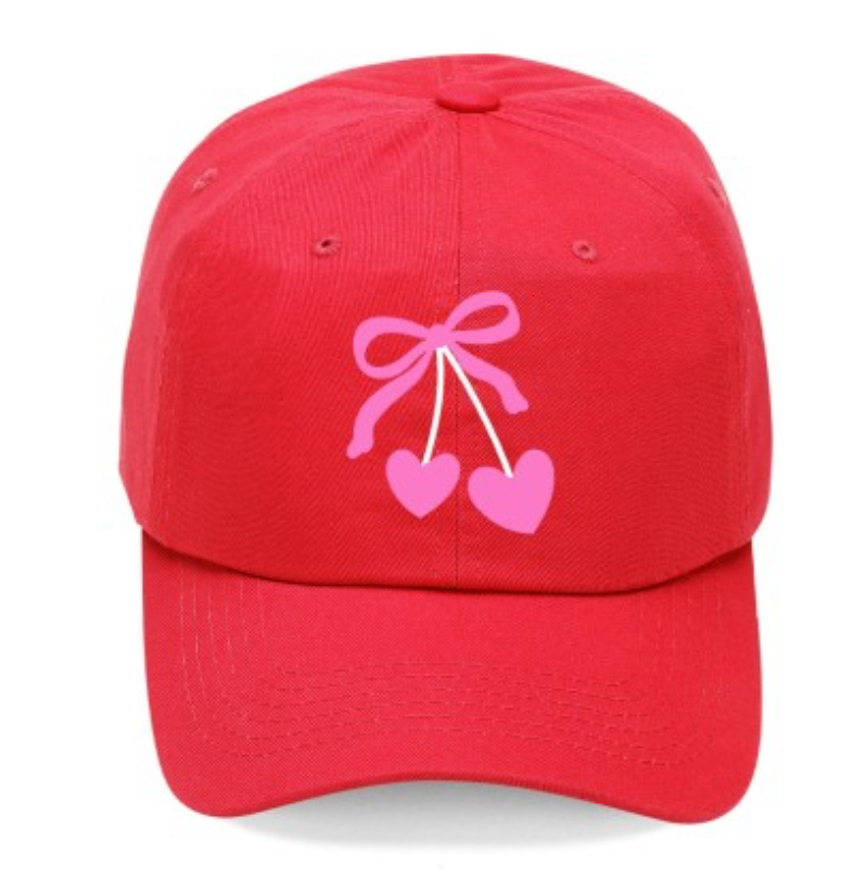 Cherry Hearts Cap