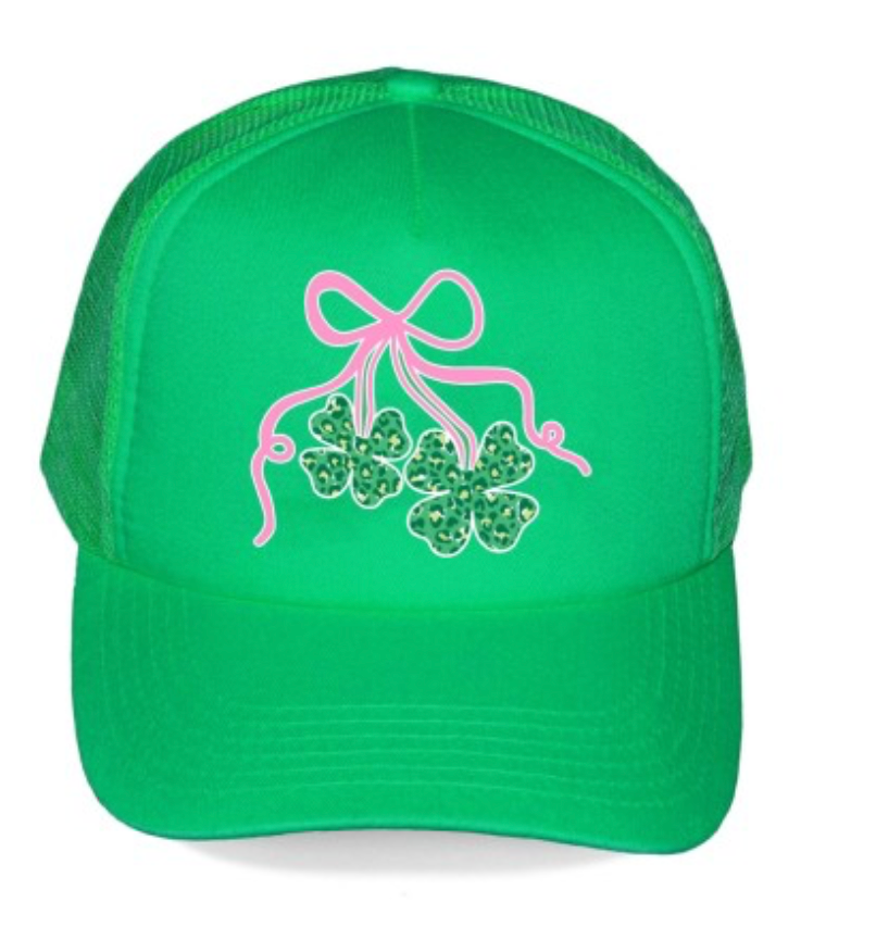 Shamrocks & Bows Trucker Hat