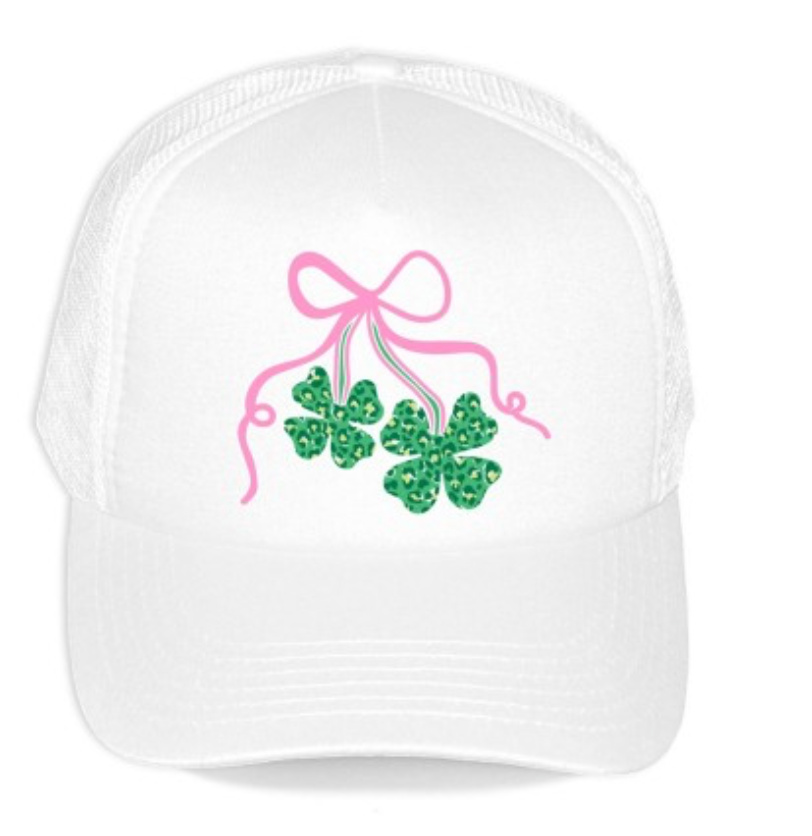 Shamrocks & Bows Trucker Hat