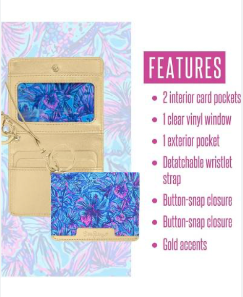 Lilly Pulitzer Snap Card Case