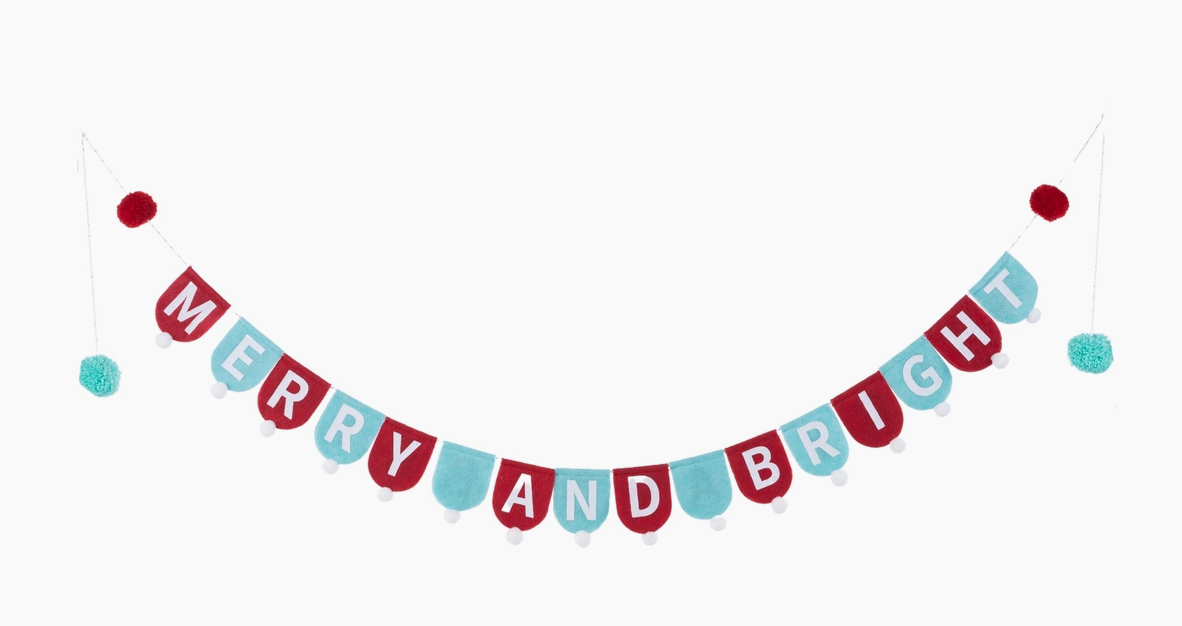 Merry & Bright Banner