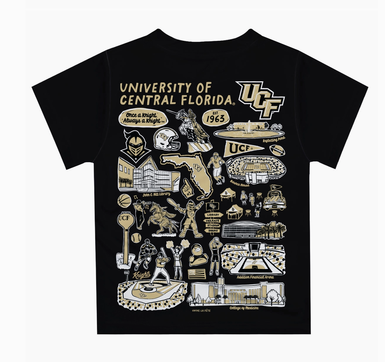 UCF Hand Sketched Boys T-shirt