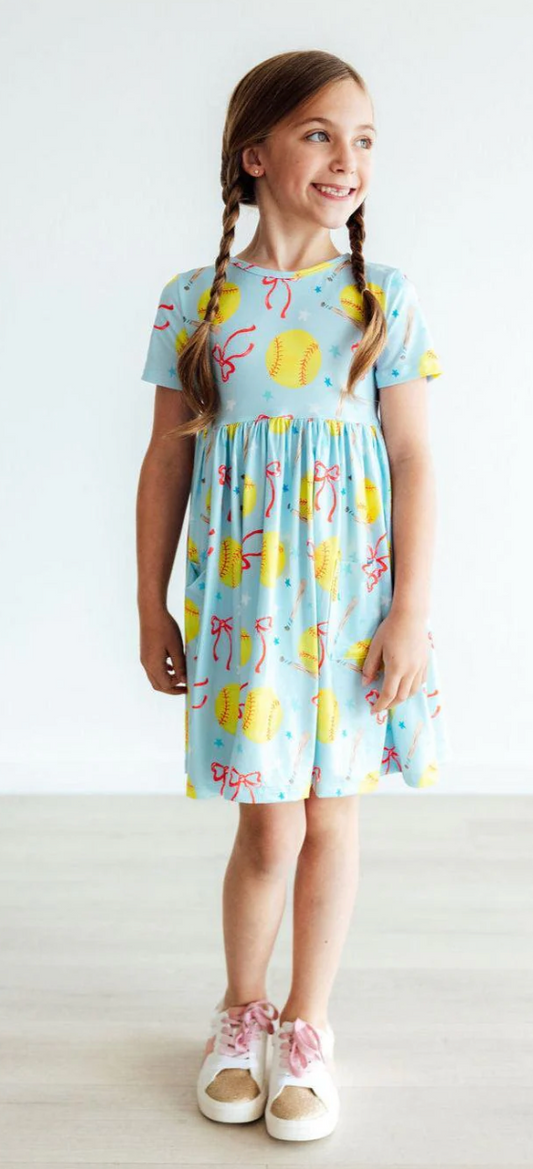 Softball Sweetie Twirl Dress