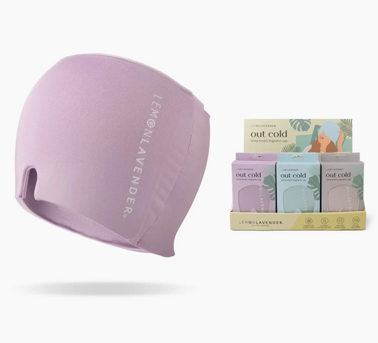 Lemon Lavender Out Cold Temp-Smart Migraine Cap
