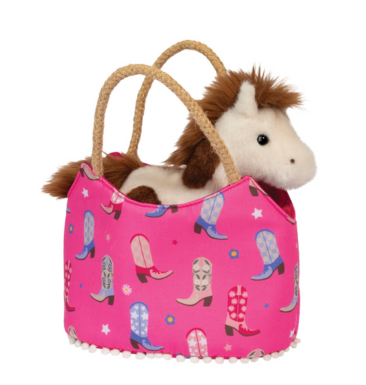 Cowgirl Boots Sak with Horse