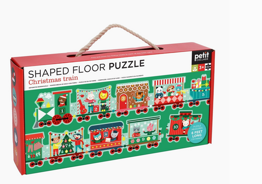 Christmas Train Shaped Floor Puzzle