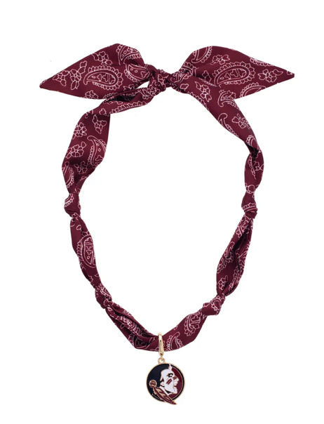 Logo Bandana Scarf Necklace