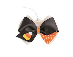 Pumpkin Embroidered Bows