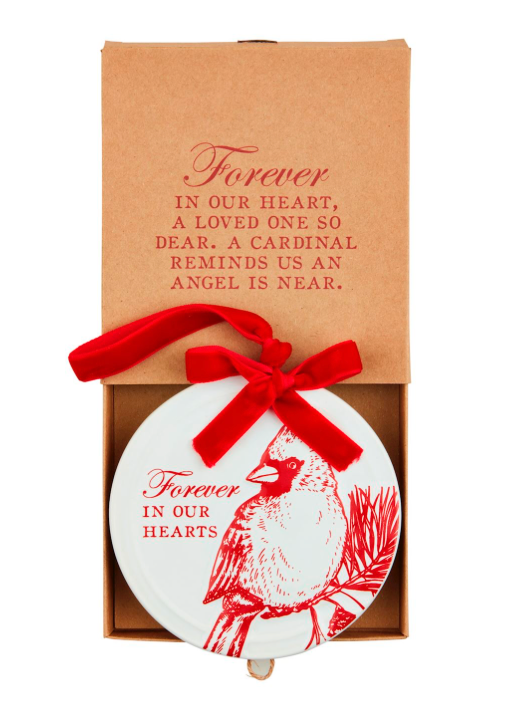 Cardinal Disc Ornament