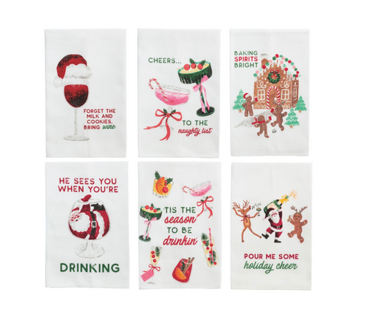 Holiday Bar Towels