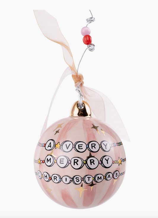 A Very Merry Christmas Friendship Bracelet Ornament