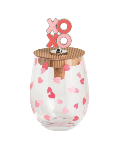 Valentine Wine Glass Set