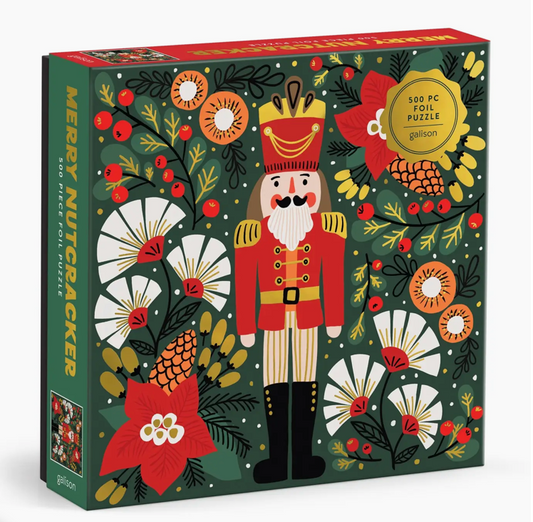 Merry Nutcracker 500 Piece Foil Puzzle