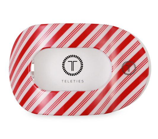 Candy Cane Crush Flat Clip by Teleties
