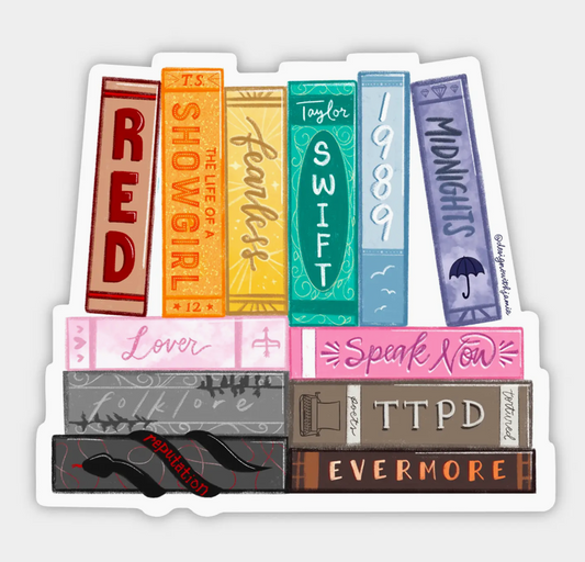 12Eras Book Sticker
