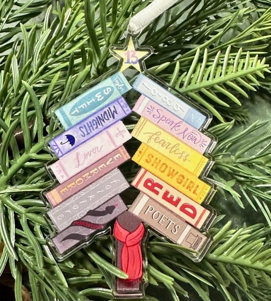 12Eras Tree Christmas 2025 Ornament